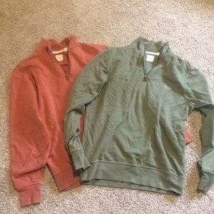 2 3/4 zip pullovers